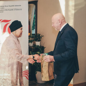 The diplomatic reception at the Indonesian Ambassador’s House in Warsaw