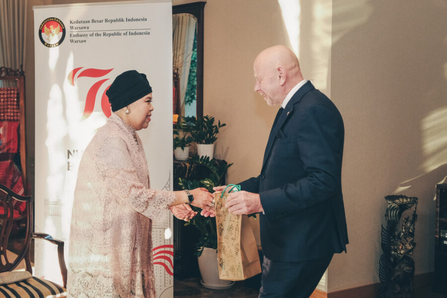 The diplomatic reception at the Indonesian Ambassador’s House in Warsaw