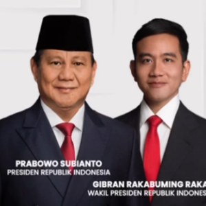 The new President and the Vice President of the Republic of Indonesia